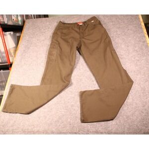 TECGEN FR Mens Flame Resistant Work Pants Green CAT 2 NFPA 2112 34x36 USA Made